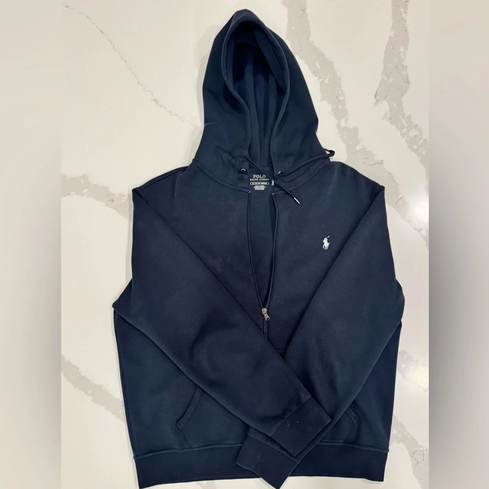 Polo Ralph Lauren Dark Blue Zip-Up Hoodie and pants